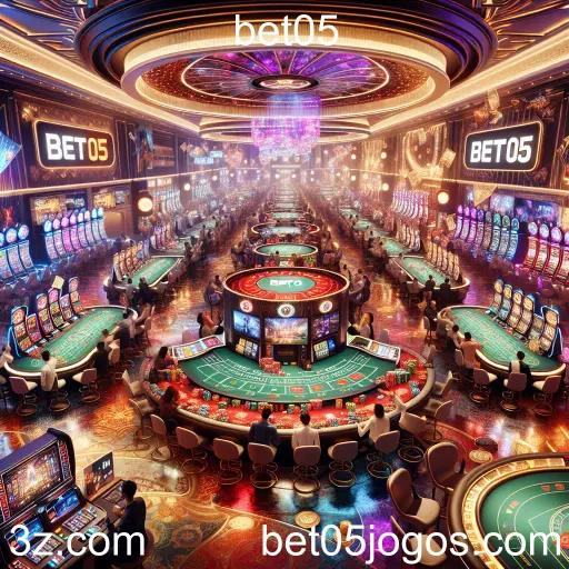 Imagem promocional da bet05 mostrando a plataforma e suas vantagens